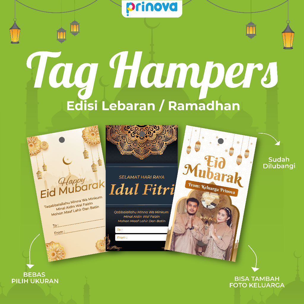 Label Hang Tag Lebaran untuk Hampers / Hang Tag Hampers Lebaran Ramadhan / HangTag HAMPERS / TAG HAM
