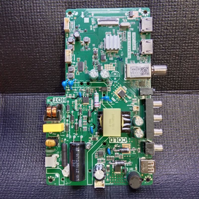 TCL 32B3 SOKET KECIL NEW - MB ORI TV LED TCL DIGITAL TV - MAINBOARD - MOTHERBOARD - MENBOARD - MOBO 