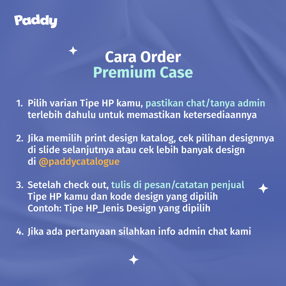 Paddy Premium Case - Casing Custom Semua Tipe HP Bebas Gambar Lucu Image 2