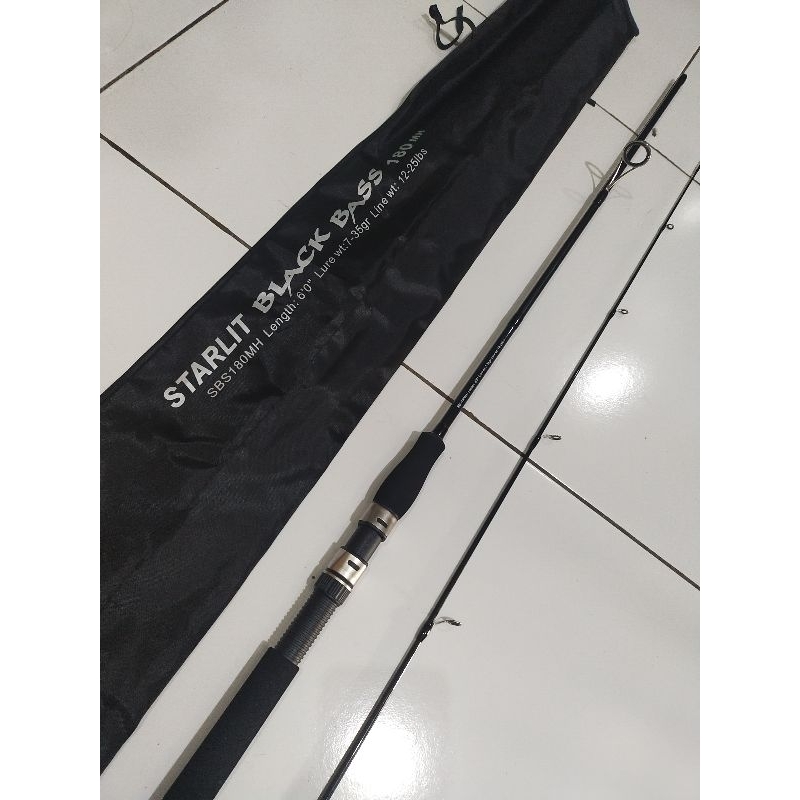joran starlit black bass 180 602MH