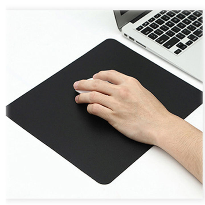 MOUSEPAD MOUSE PAD ALAS HITAM POLOS 22 X 18 MURAH STANDARD OFFICE MURAH