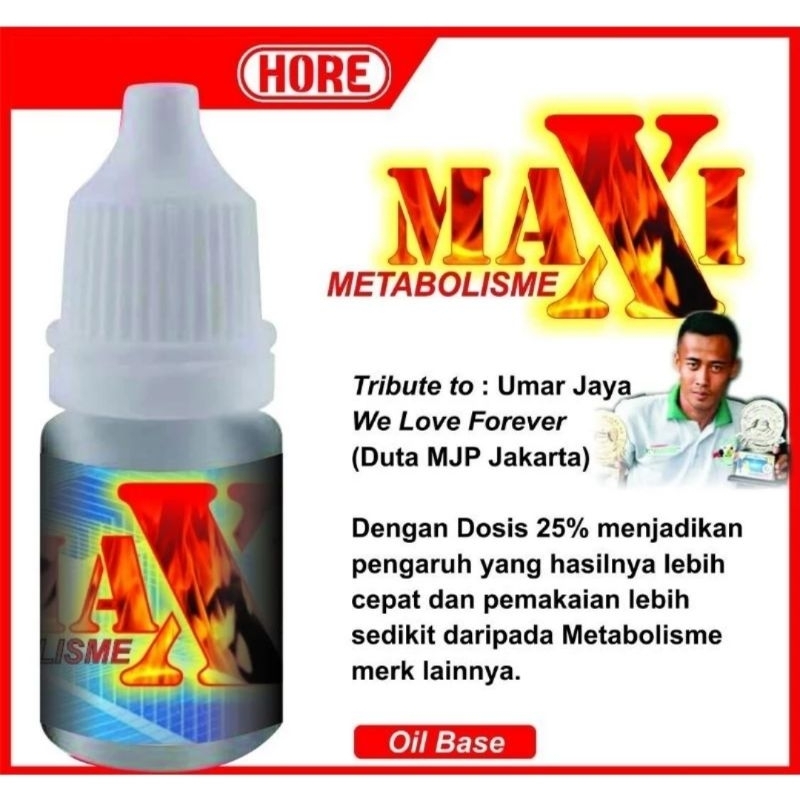 MAXI METABOLISME 25% 3ml UNTUK SEMUA BURUNG BERKICAU
