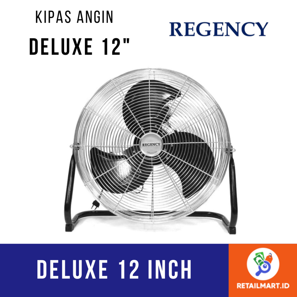 REGENCY: DELUXE 12 INCH KIPAS ANGIN DUDUK BESI