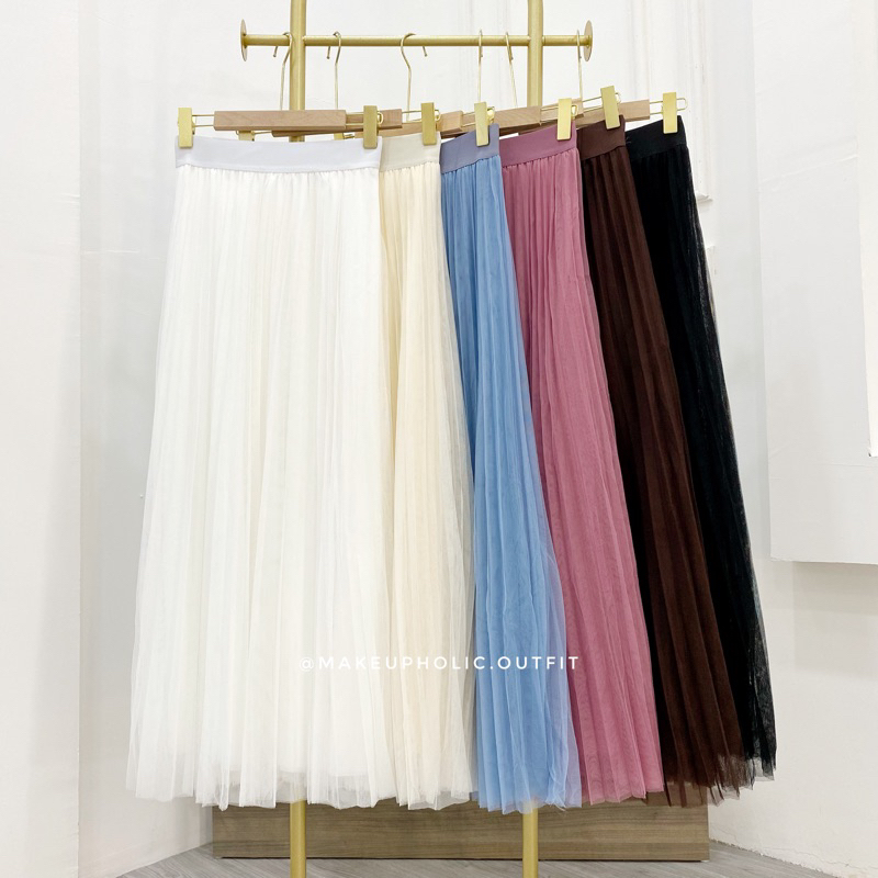 Rok Tutu premium 4 lapis dan pecah 8 full furing