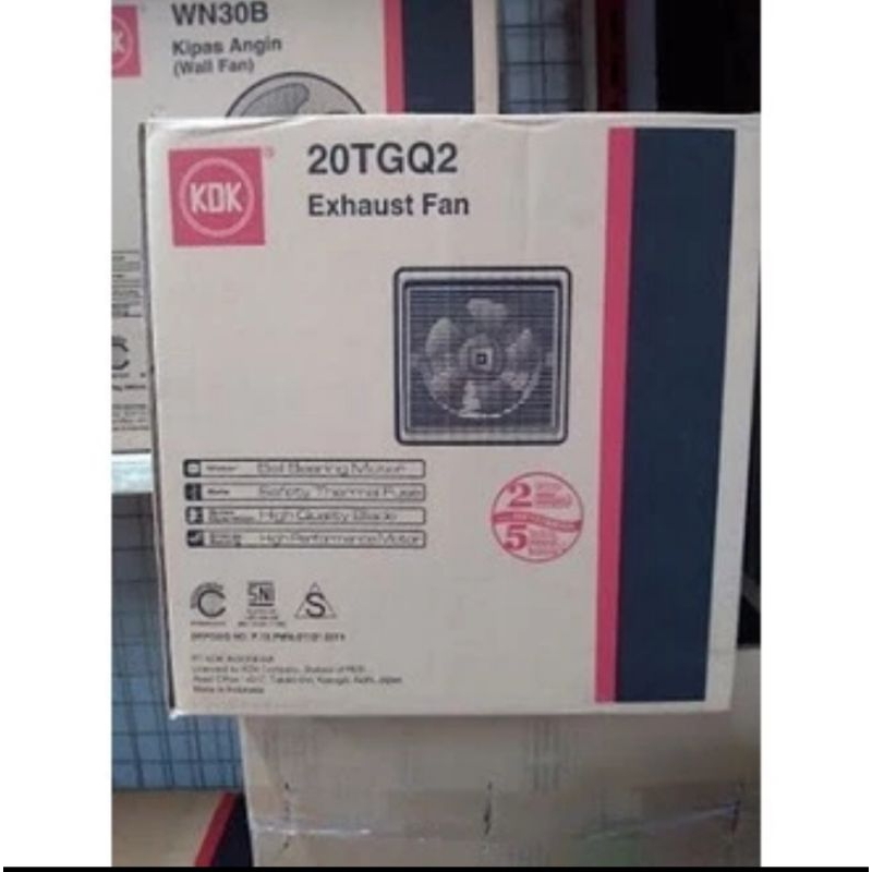 KDK 20 TGQ EXHAUST FAN PLAPON 8 INCH / EXHAUST FAN KDK 8 INCH