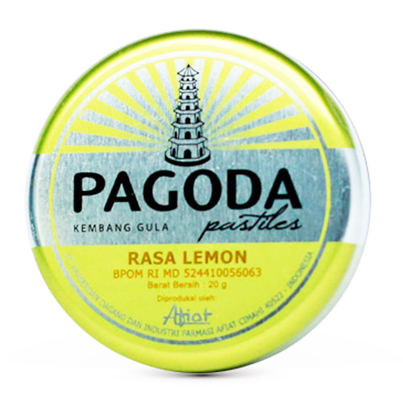 

Pagoda Pastiles Lemon 20gr Kuning 1 Pot/ Permen Pelega Tenggorokan