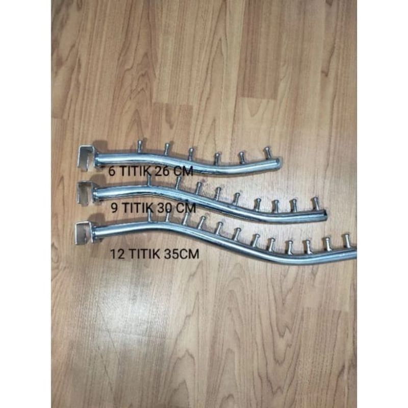 Suling Hanger Besi Pipa Kotak Premium Super / Gantungan Hanger Suling Besi Kotak Belalai