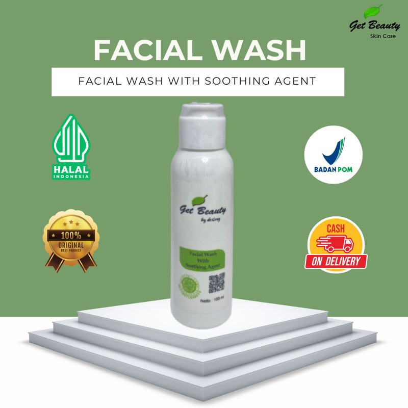 GET BEAUTY FACIAL WASH SOOTHING AGENT || UNTUK KULIT KERING DAN NORMAL