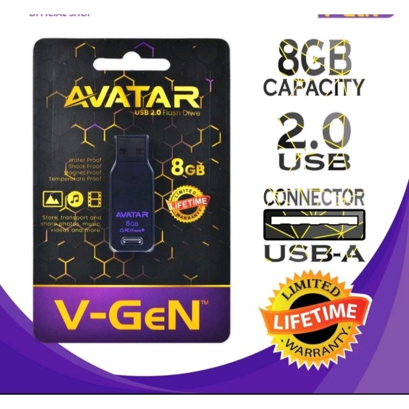 USB FLASHDISK 8 GB VGEN  100% Ori dan Bergaransi