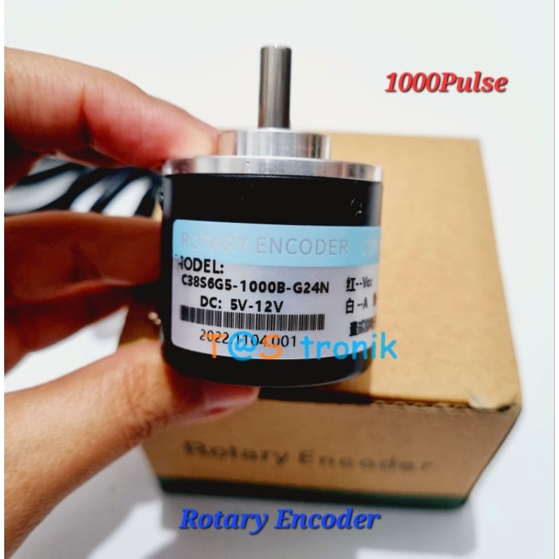 Rotary Encoder 1000P 5-24V 1000 Pulse Encoder AB Phase incremental