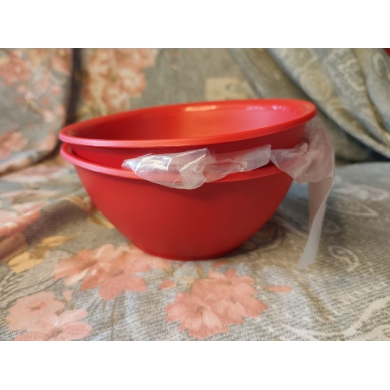 Legacy bowl 400ml mangkuk Tupperware warna merah