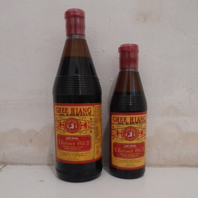 

GHEE HIANG MINYAK WIJEN / TEELSEED OIL / PURE SESAME OIL BABY BRAND 680ML / 300ML