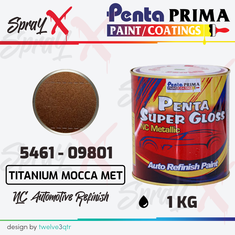 PENTA SUPER GLOSS TITANIUM MOCCA MET 5461-09801 / CAT DUCO COKLAT MAGNESIUM PENTA 09801
