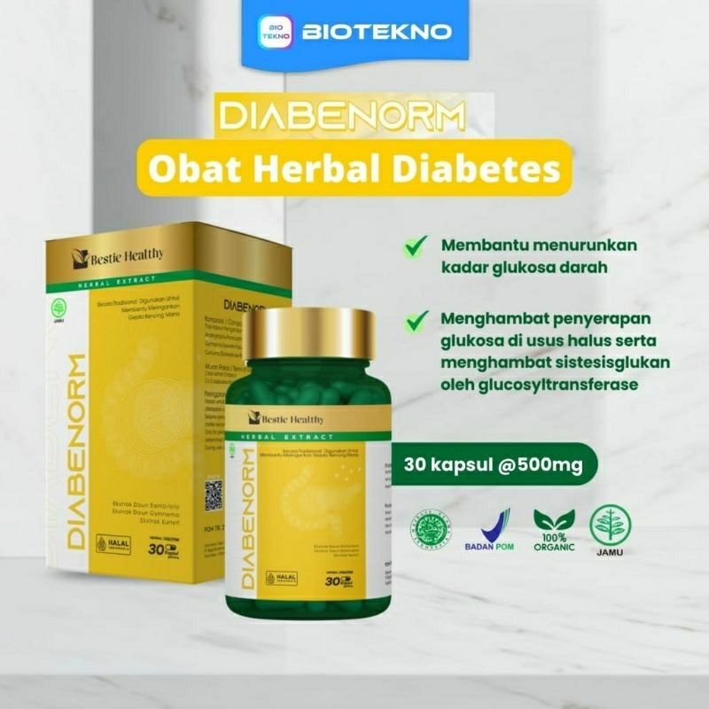 DIABENORM Obat Herbal Diabetes Ampuh Turunkan Gula Darah