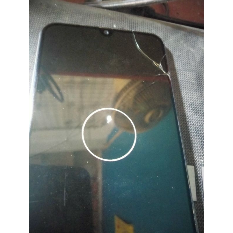 lcd Samsung A50 retak glass