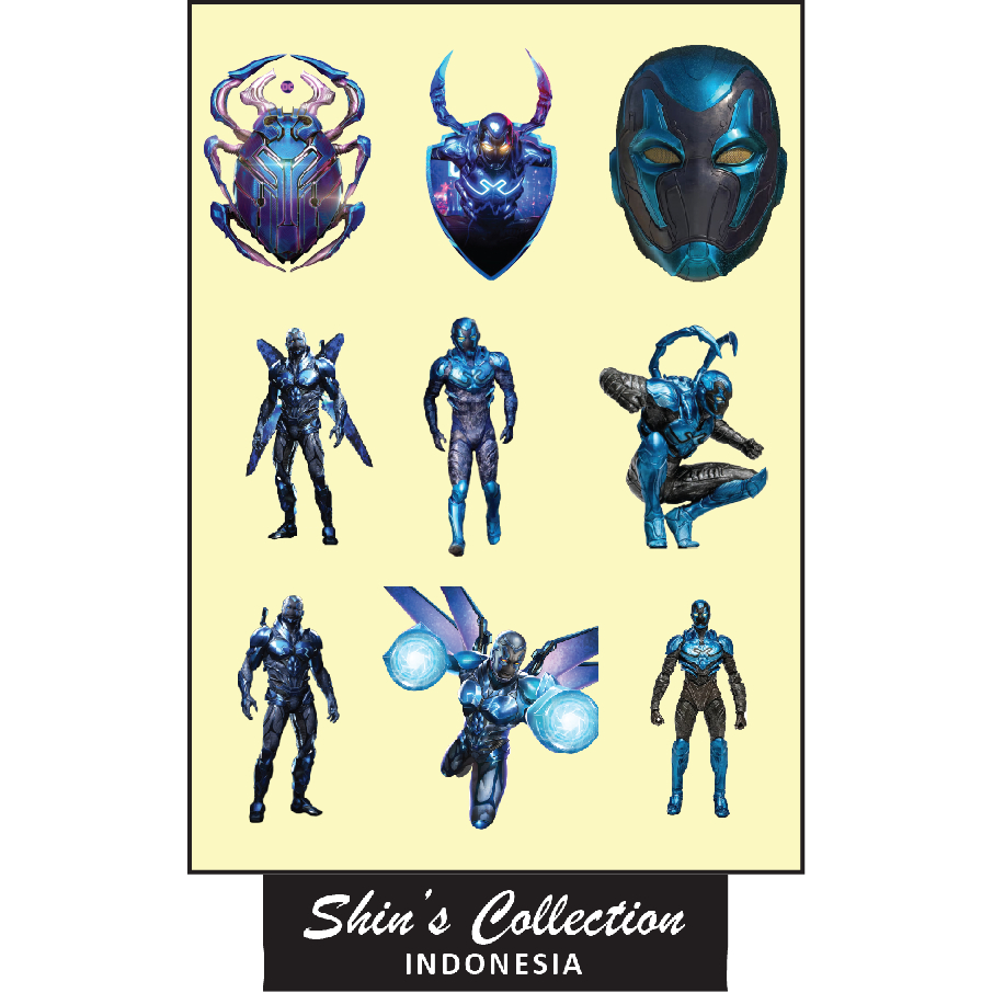 

Sticker stiker murah anti air blue beetle