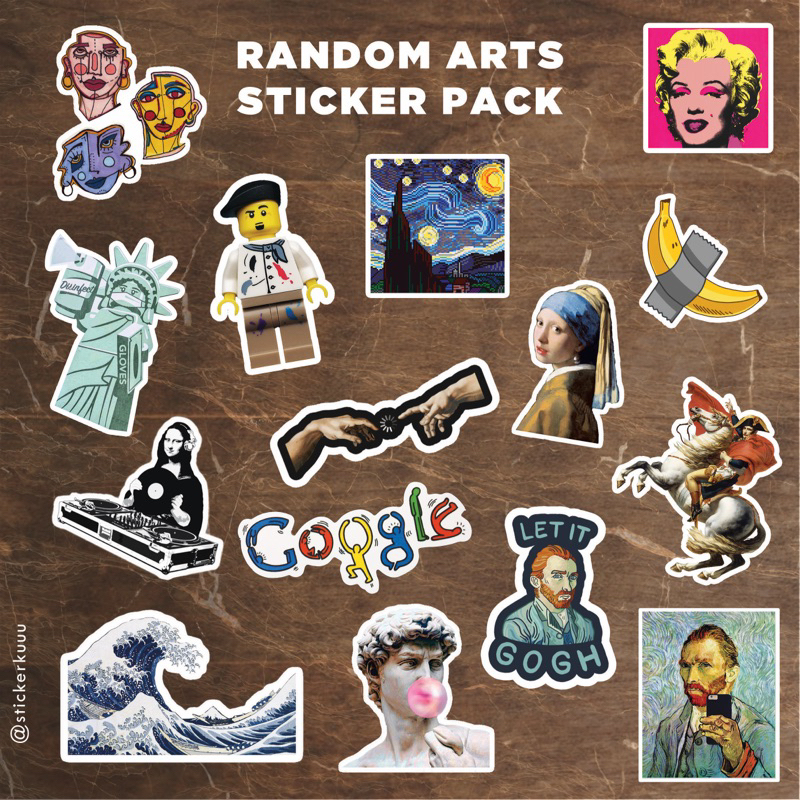

[15 PCS] STICKER VYNIL - RANDOM ART PACK | STIKER VINIL DIE CUT ESTETIK AESTHETIC ARTSY TUMBLR HYPEBEAST UNTUK LAPTOP CASE HP TUMBLER BINDER KOPER JOURNALING ARTSY LUKISAN ESTETIK AESTHETIC ANTI AIR WATERPROOF MURAH INDONESIA