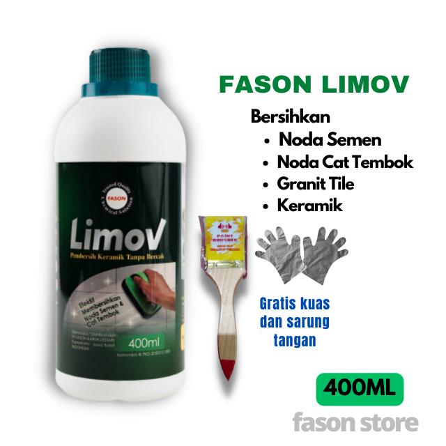 Pembersih Keramik Noda Semen Fason Limov 400ml
