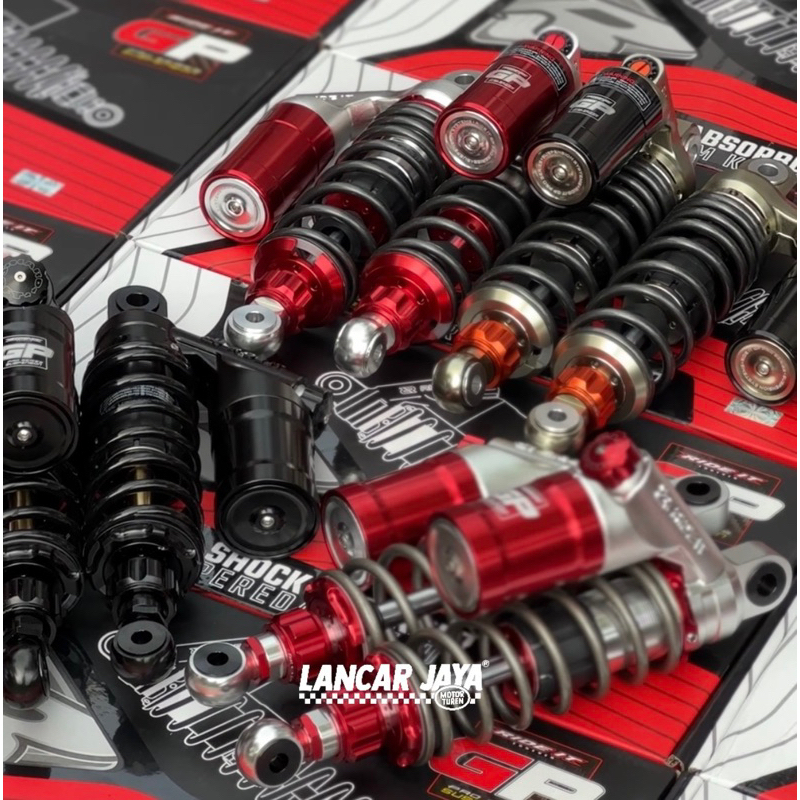 shock skok rideit gp type 299 & 277 rdc fungsi click double click ukuran 28cm (280)