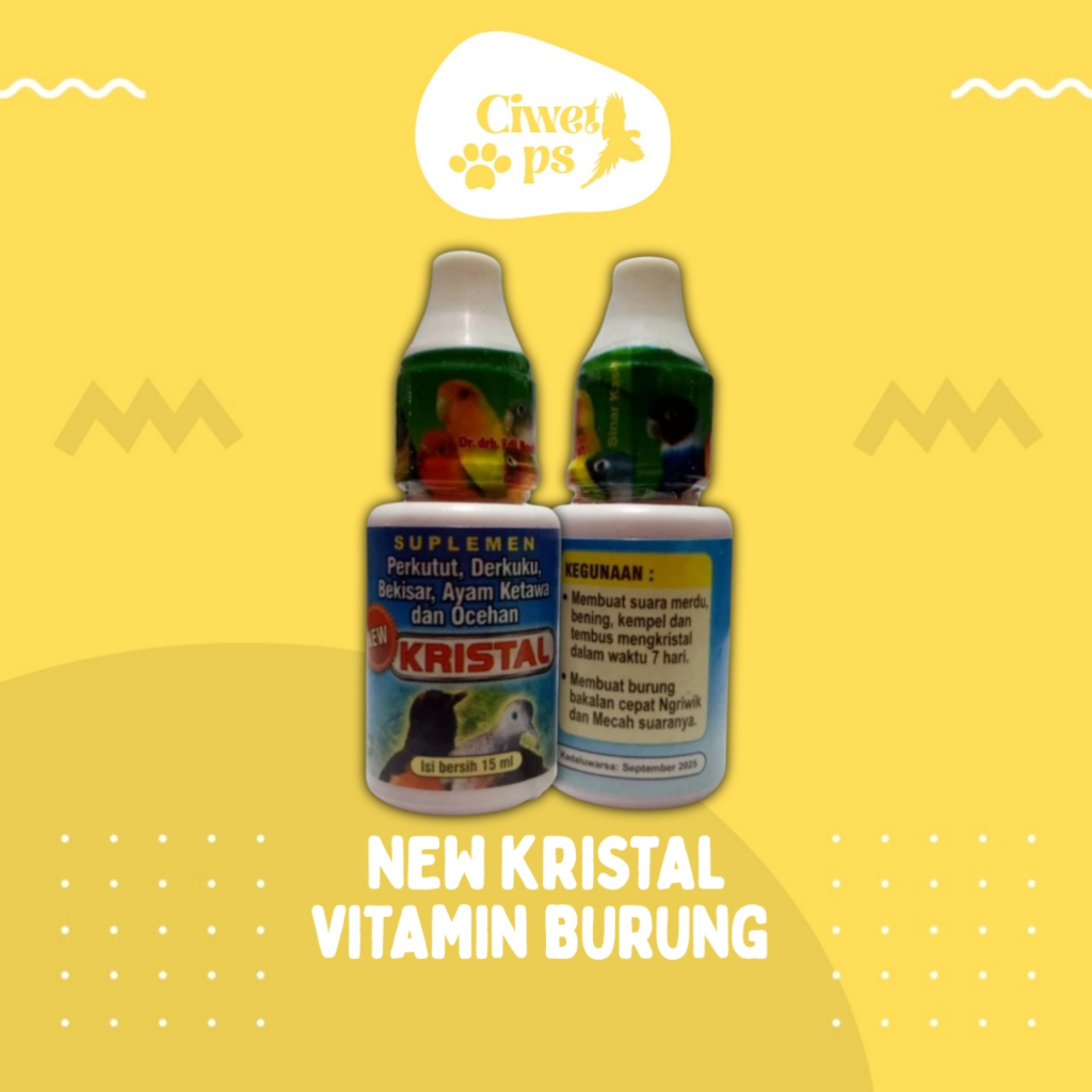 KRISTAL DR.EDHI VITAMIN BURUNG