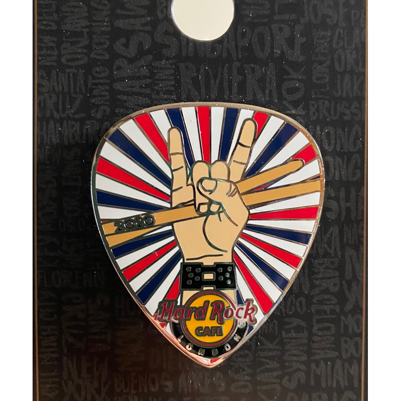 pin hard rock pick UK peace 2020