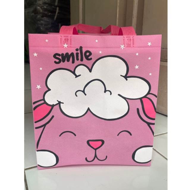 

goodie bag spunbond motif ulang tahun birthday anak nasi bento box 20