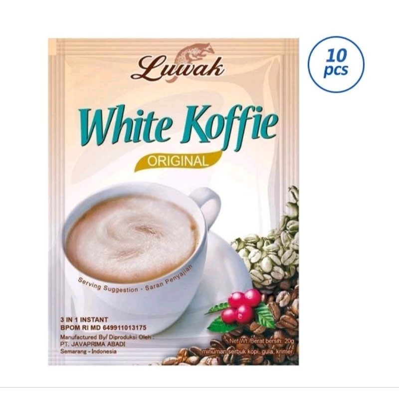 

Luwak White Koffe Original Isi 10 Sachet