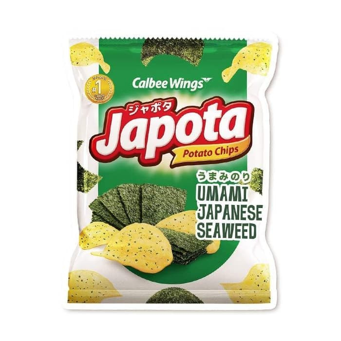 

JAPOTA POTATO CHIPS 68GR JAPANESE SEAWEED | AYAM BAWANG | SAPI PANGGANG | NIPIS PEDAS