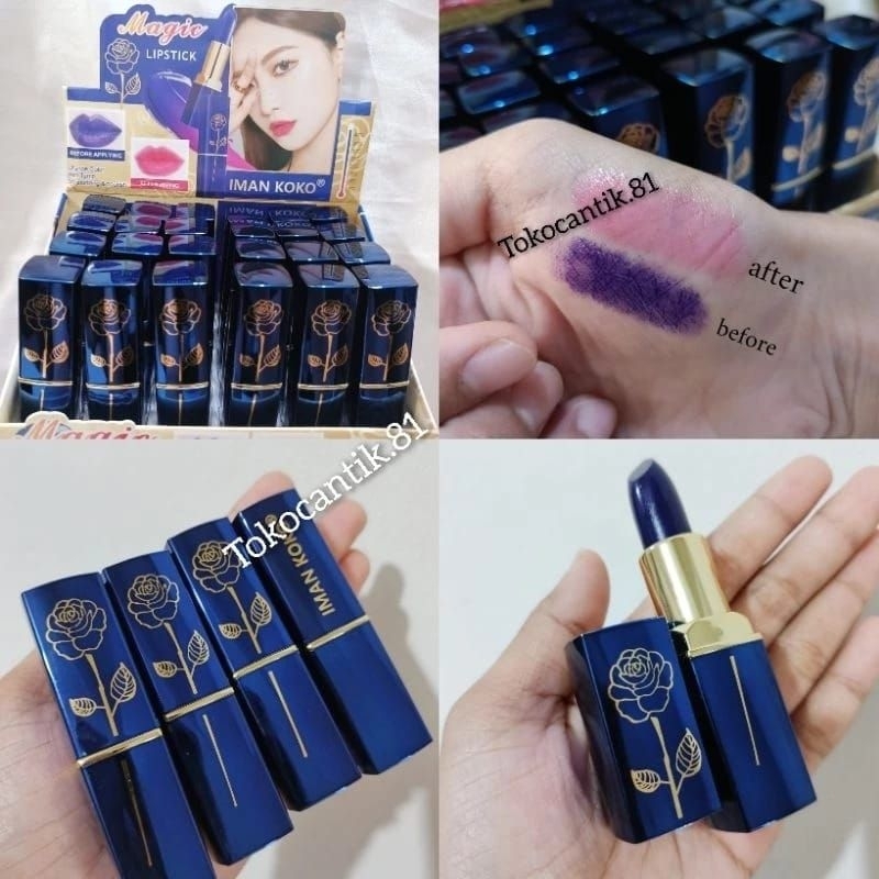 LIPSTIK IMAN KOKO BIRU JADI MERAH