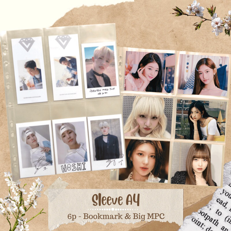 Bookmark/ Big MPC Sleeve (6p) untuk Binder A4 2/3/4 Ring [Besar]