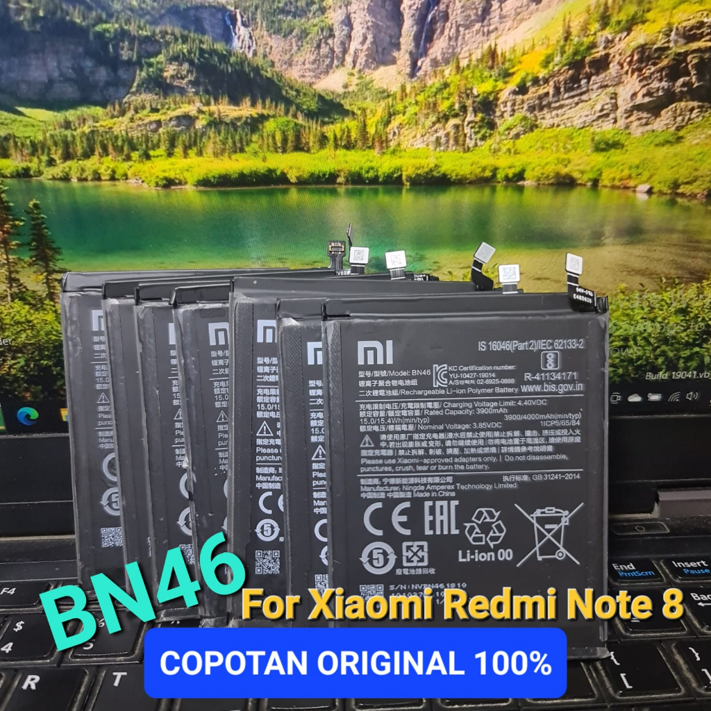Baterai Battery Batre Copotan Original BN46 Xiaomi Redmi Note 8 / Redmi 7 Original Copotan 100%