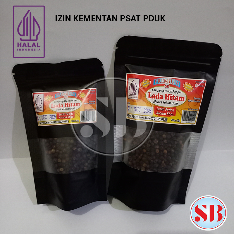 

LADA HITAM BUTIR LAMPUNG (LAMPUNG BLACK PEPPER)