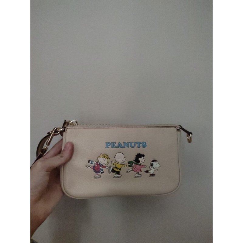 PRELOVED || COACH X SNOOPY PEANUTS SHOULDER BAG (LIKE NEW)