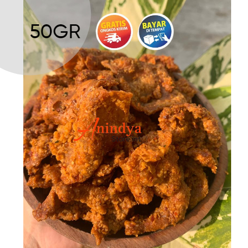 

Kulit Ayam Crispy Extra Pedas Daun Jeruk