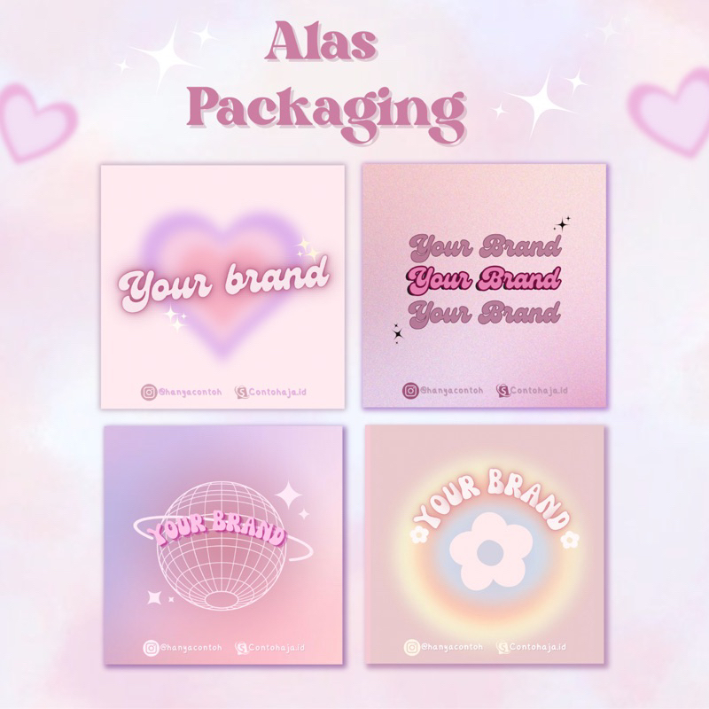 ALAS PACKAGING KERTAS PACKING GELANG CINCIN AKSESORIS CUSTOM KERTAS DUDUKAN