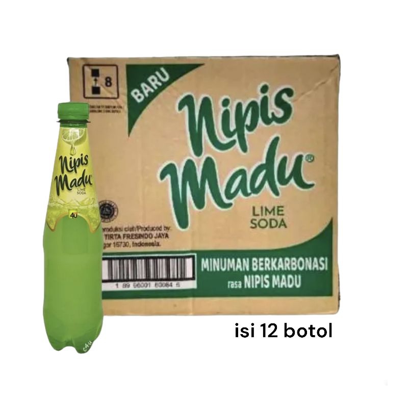 

Mayora Nipis Madu MinumanBerkarbonasi Lime Soda 330ml 1 Carton