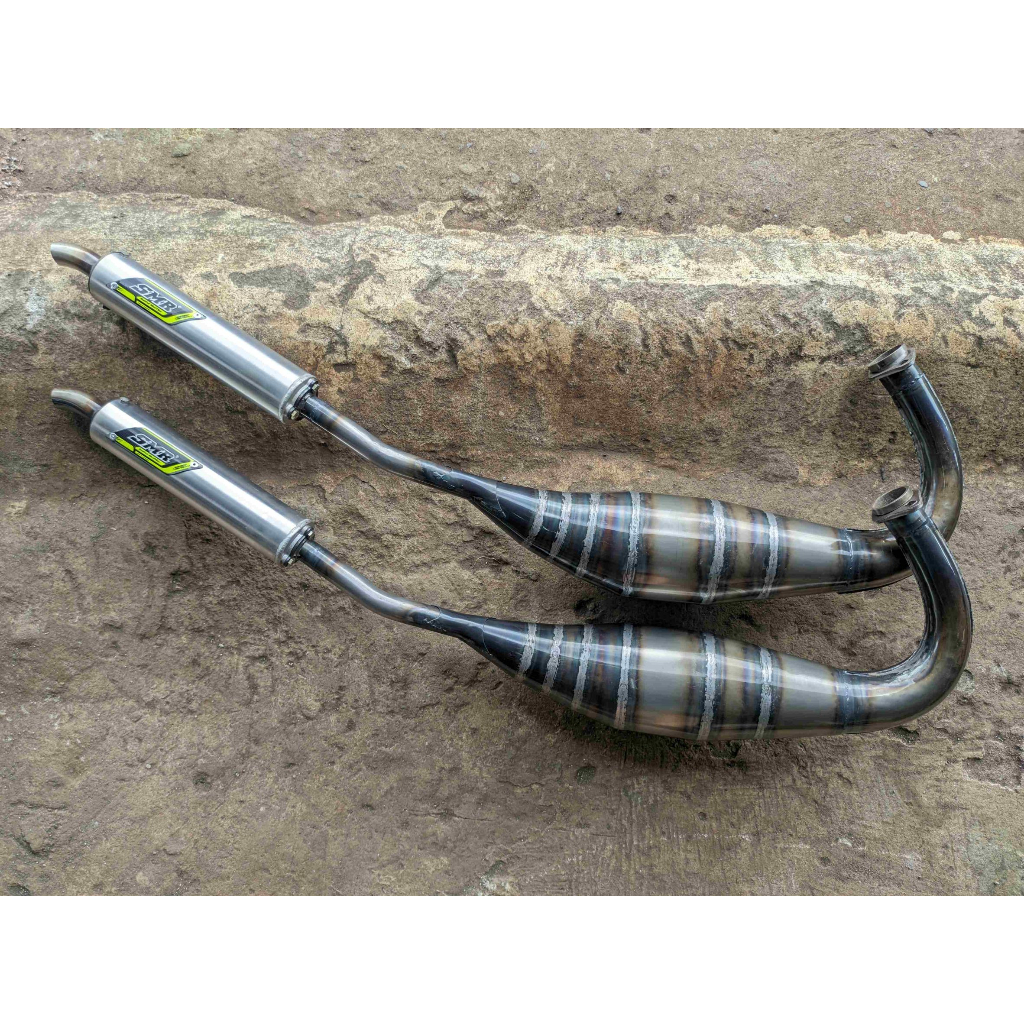 Knalpot Full Garapan SMR Ninja ZX RR Plat Karat Almunium