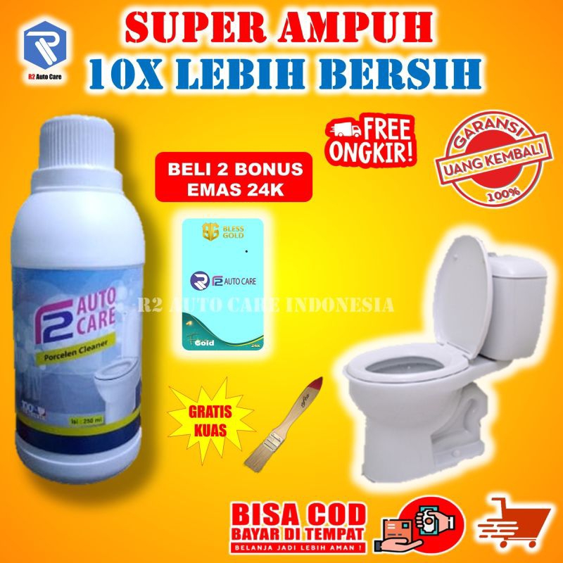 Pembersih kamar mandi kloset toilet  wc duduk jongkok lantai otomatis ampuh