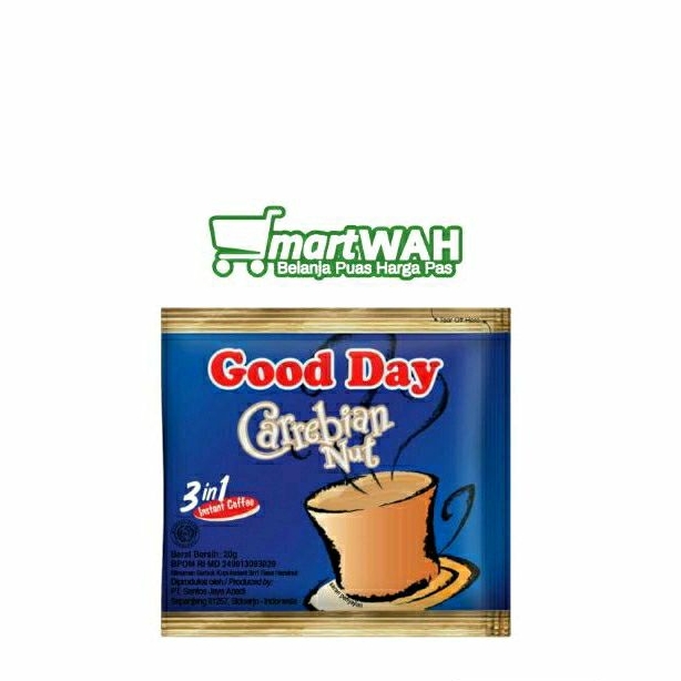 

Good Day Carrebian Nut Kopi Instant (10 sachet)