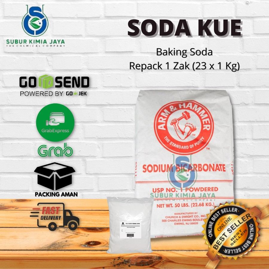 

Sodium Bicarbonate USA - USP Grade / Soda Kue 1 Zak