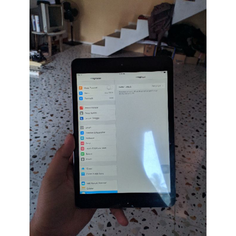 ipad mini 3 model a1600 minus gak bisa pasang partnya