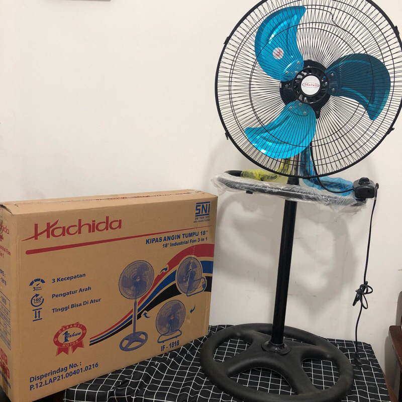 Kipas Angin Hachida Besi 3in1 IF1818 (18inch)