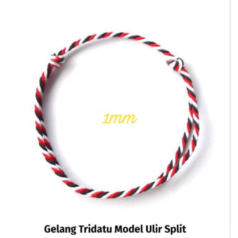 Gelang Viral Gelang Tridatu Ulir/ Gelang Korea Gelang Satin/ GelangTelon / Gelang Polos vintage
