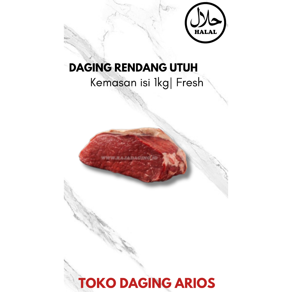 

Rendang Sapi Utuh 1kg Segar Dan Berkualitas