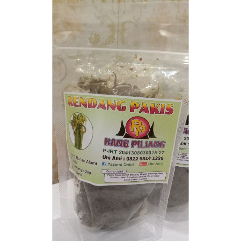 

rendang pakis Rang Piliang