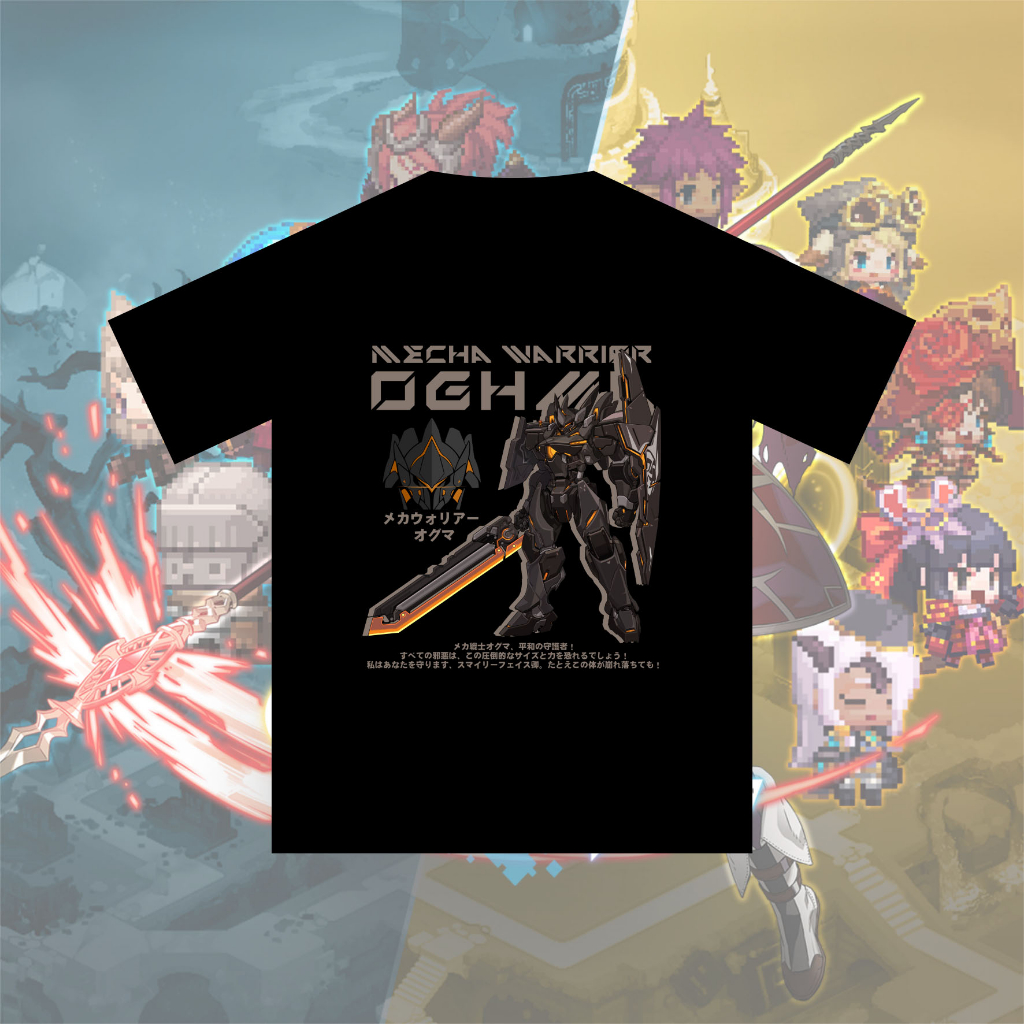 Kaos Guardian Tales OGHMA Cotton Combed 30s