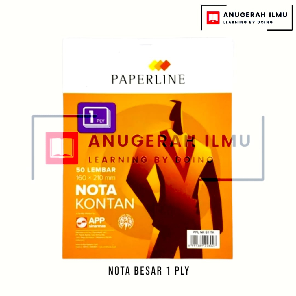 

Nota Kontan Besar 1 Ply Rangkap 50 Lembar / Paperline / ANUGERAH ILMU