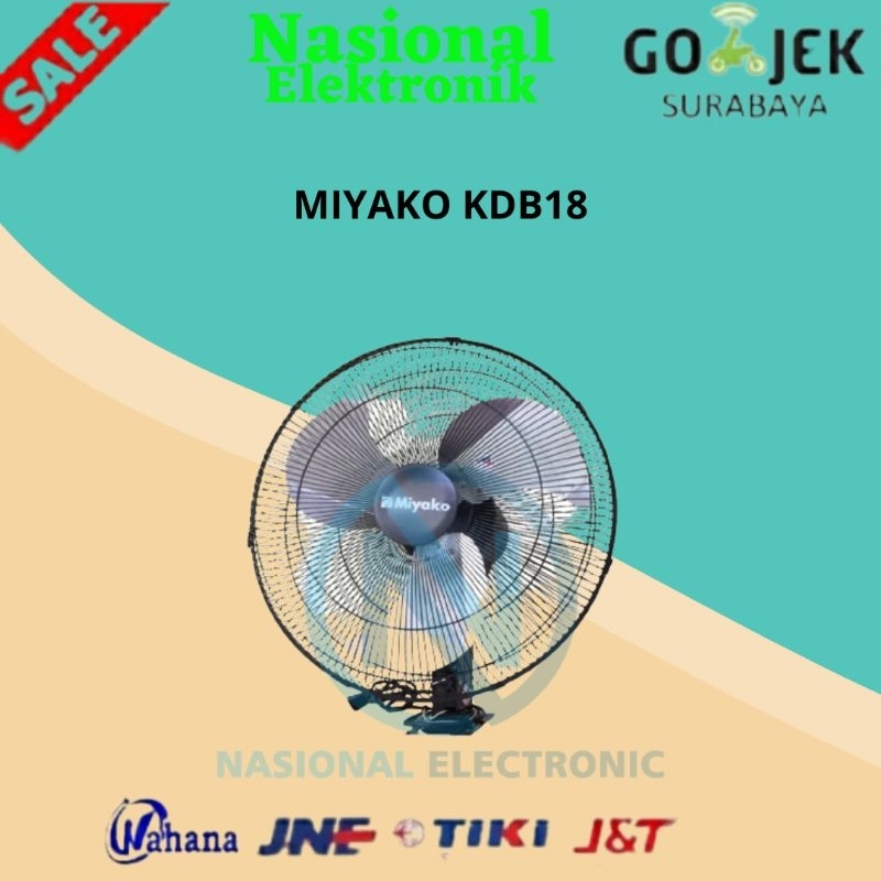 KIPAS ANGIN DINDING MIYAKO KDB 18/ WALL FAN MIYAKO KDB18/INDUSTRIAL FAN MIYAKO KDB18/KIPAS DINDING M