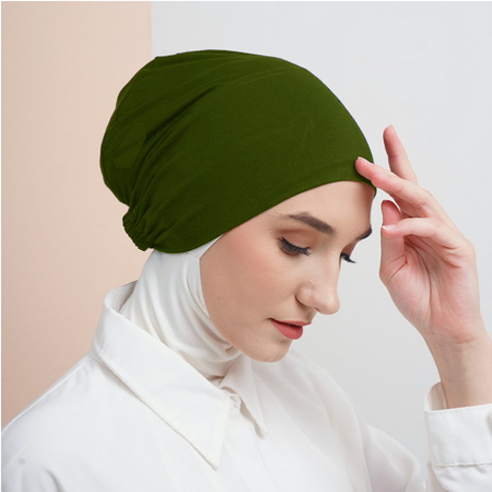 CIPUT HIJAB WANITA KEKINIAN MOTIF POLOS