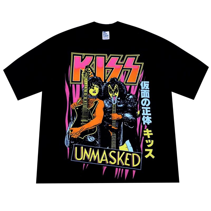 KAOS KISS BAND ROCK N ROLL KAOS BOOTLEG OVERSIZE PREMIUM